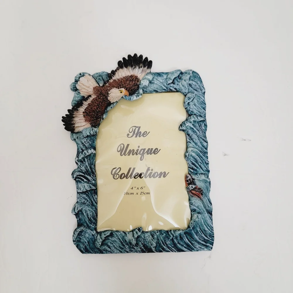 eagle and fish 3D pictures frames, ocean 3D 4